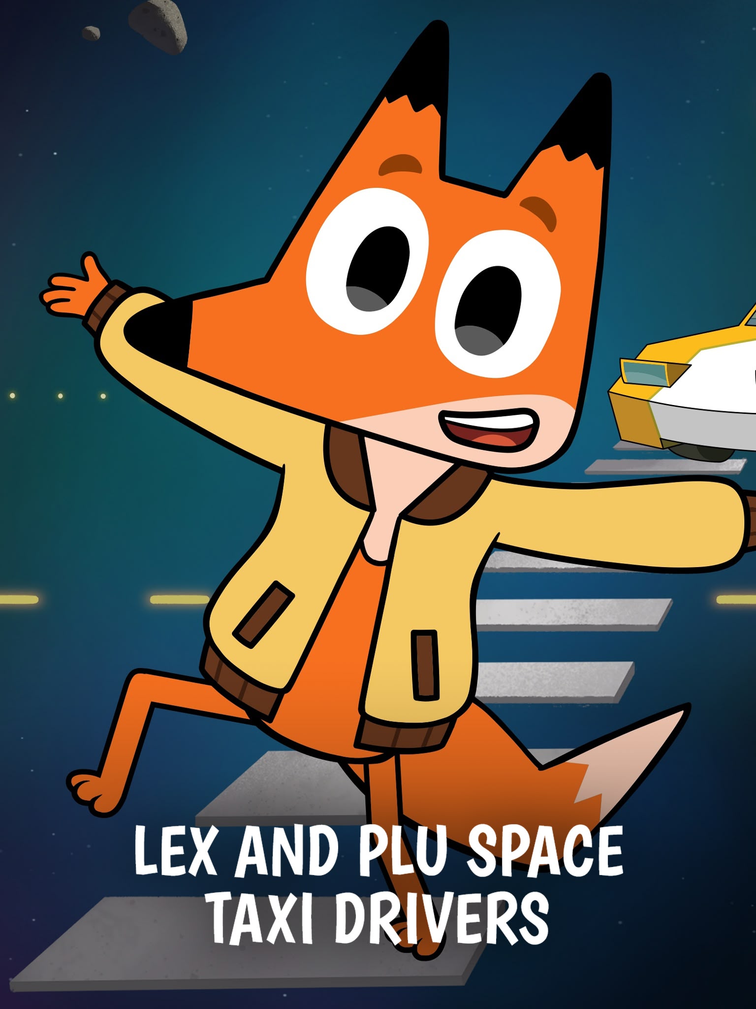 Lex and Plu Space Taxi Drivers